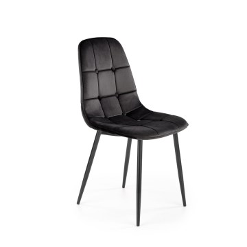 Chaise de salle à manger KINDREL, 1 pièce, noire