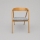 Chaise de salle à manger LUSO chêne/gris