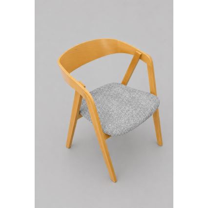 Chaise de salle à manger LUSO chêne/gris