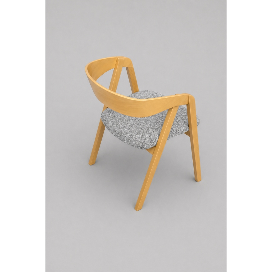 Chaise de salle à manger LUSO chêne/gris