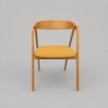 Chaise de salle à manger LUSO chêne/orange