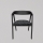 Chaise de salle à manger LUSO noire