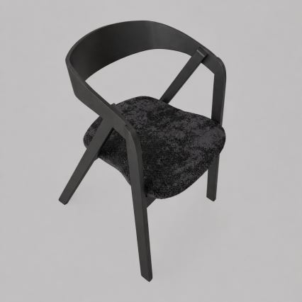 Chaise de salle à manger LUSO noire