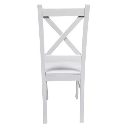 Chaise de salle à manger NATE blanc