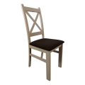 Chaise de salle à manger NATE chêne sonoma/marron foncé