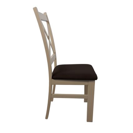 Chaise de salle à manger NATE chêne sonoma/marron foncé