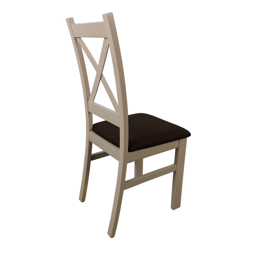 Chaise de salle à manger NATE chêne sonoma/marron foncé
