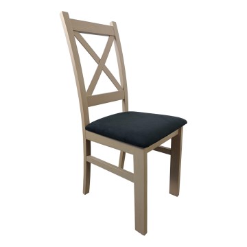 Chaise de salle à manger NATE chêne sonoma/noir
