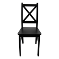 Chaise de salle à manger NATE noir