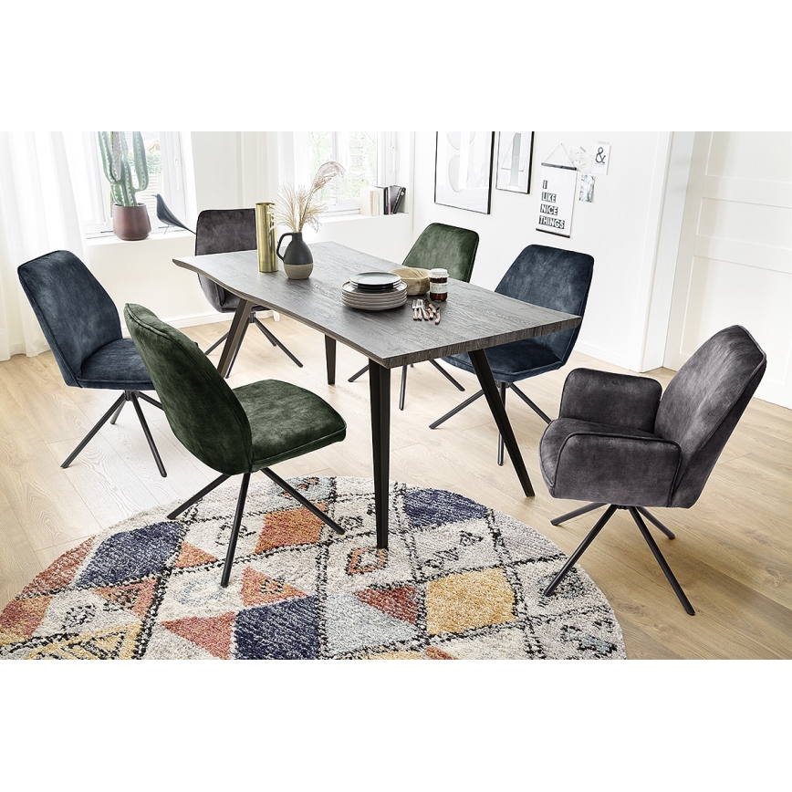 Chaise de salle à manger NEXORO, 1 pièce, anthracite