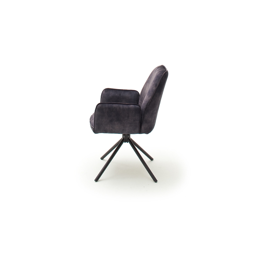 Chaise de salle à manger NEXORO, 1 pièce, anthracite