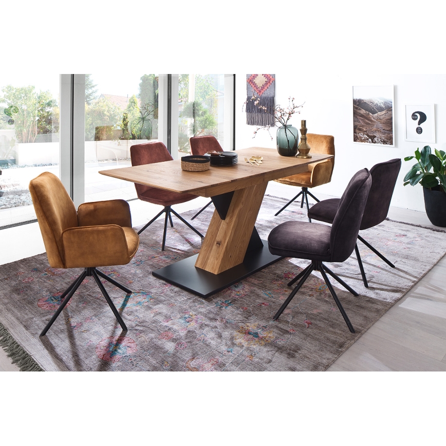 Chaise de salle à manger NEXORO, 1 pièce, orange