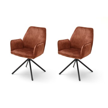 Chaise de salle à manger NEXORO — 1 pièce, rouge