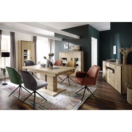 Chaise de salle à manger NEXORO — 1 pièce, rouge