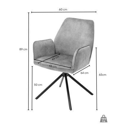 Chaise de salle à manger NEXORO — 1 pièce, rouge