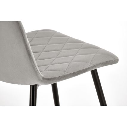 Chaise de salle à manger ORIS, 1 pièce, grise