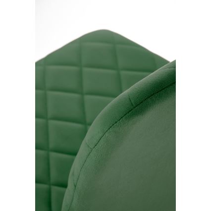 Chaise de salle à manger ORIS, 1 pièce, vert foncé