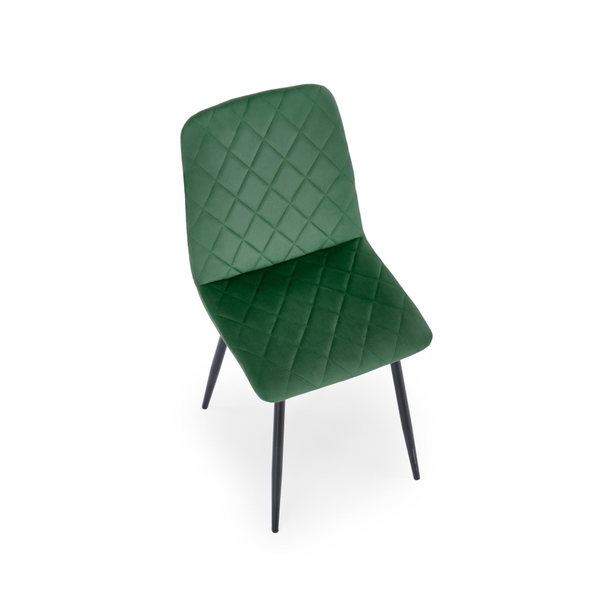 Chaise de salle à manger ORIS, 1 pièce, vert foncé