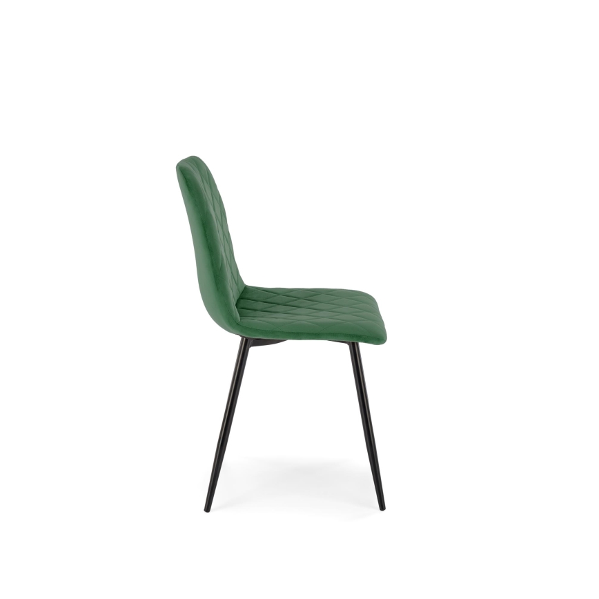 Chaise de salle à manger ORIS, 1 pièce, vert foncé