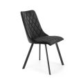 Chaise de salle à manger RESTIVO, 1 pièce, noire