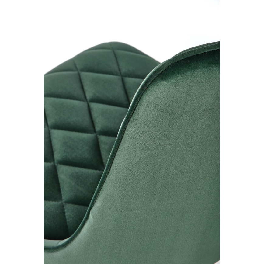 Chaise de salle à manger RESTIVO, 1 pièce, vert foncé
