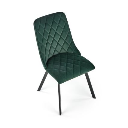 Chaise de salle à manger RESTIVO, 1 pièce, vert foncé
