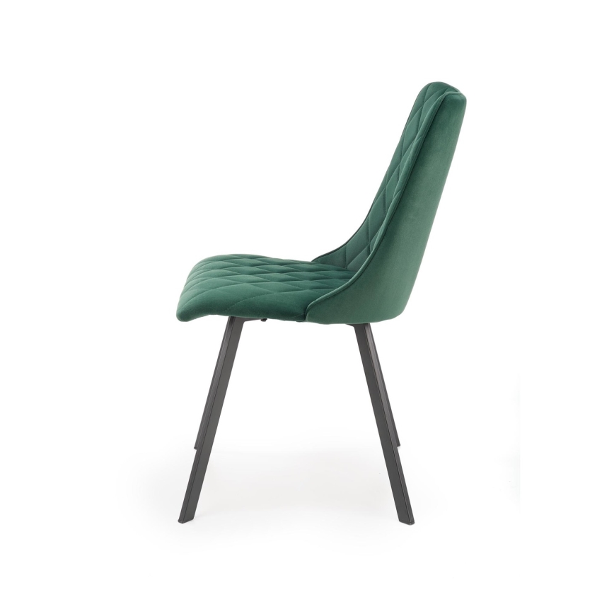 Chaise de salle à manger RESTIVO, 1 pièce, vert foncé