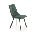 Chaise de salle à manger RESTIVO — 1 pièce, vert foncé