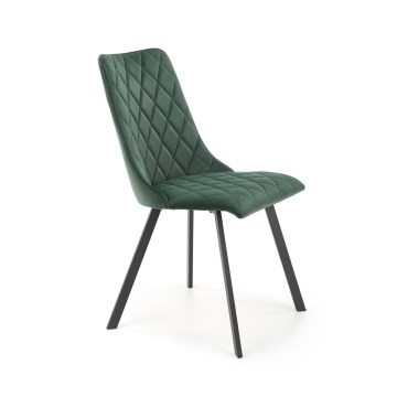Chaise de salle à manger RESTIVO — 1 pièce, vert foncé