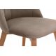 Chaise de salle à manger RIFO 86x48 cm beige/chêne clair