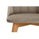 Chaise de salle à manger RIFO 86x48 cm beige/chêne clair