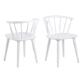 Chaise de salle à manger RUBY 1 pcs blanc