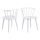 Chaise de salle à manger RUBY 1 pcs blanc