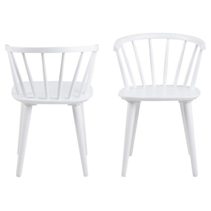 Chaise de salle à manger RUBY 1 pcs blanc
