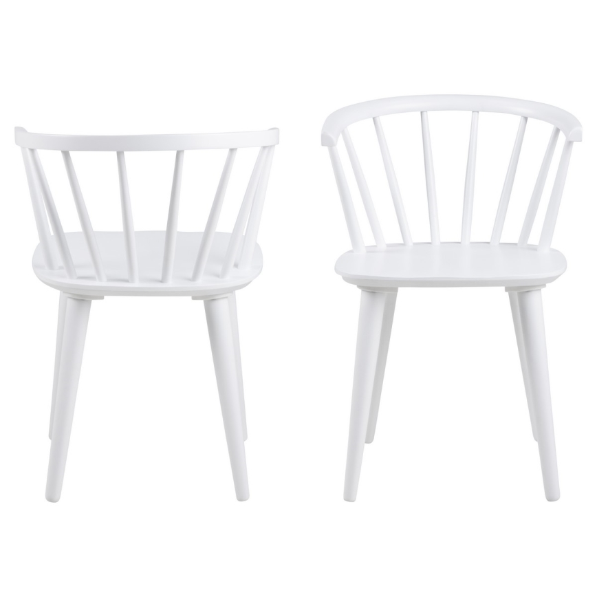 Chaise de salle à manger RUBY 1 pcs blanc