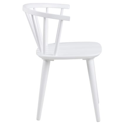 Chaise de salle à manger RUBY 1 pcs blanc