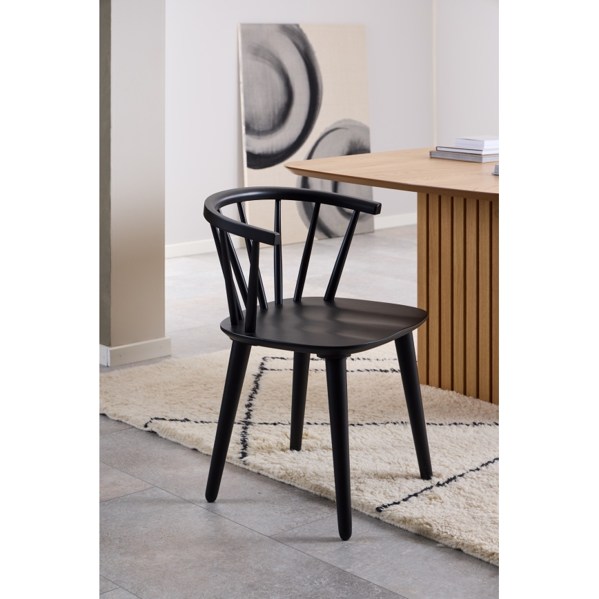 Chaise de salle à manger RUBY 1 pcs noir