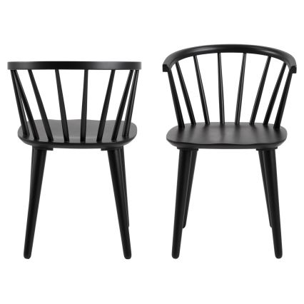 Chaise de salle à manger RUBY 1 pcs noir