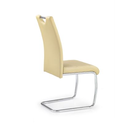 Chaise de salle à manger SAFFON, 1 pièce, beige