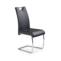 Chaise de salle à manger SAFFON — 1 pièce, noire