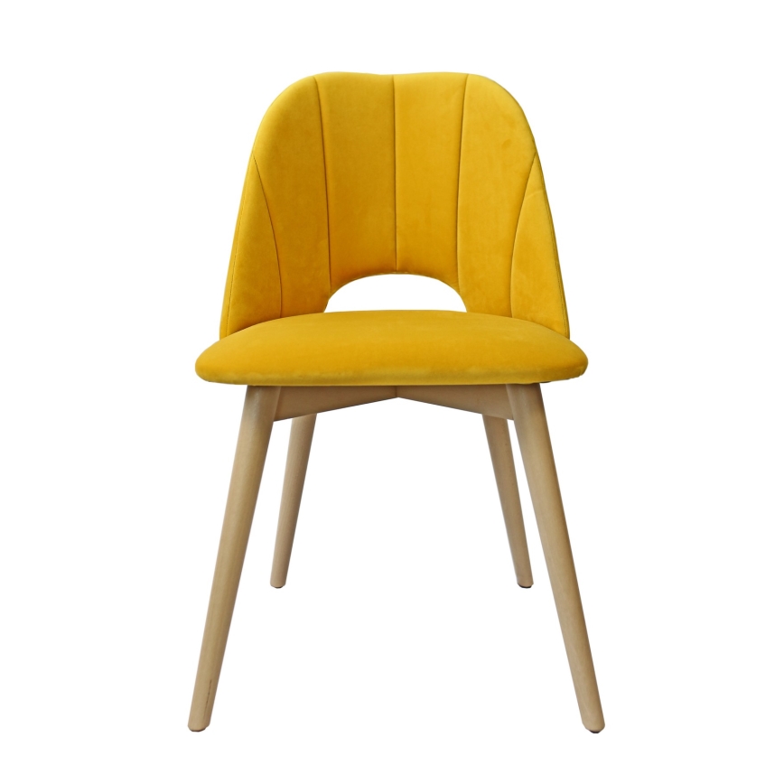 Chaise de salle à manger THEO jaune