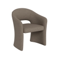 Chaise de salle à manger TORI avec accoudoirs, taupe
