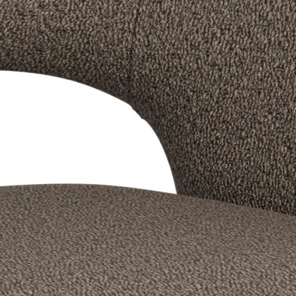 Chaise de salle à manger TORI avec accoudoirs, taupe
