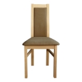 Chaise de salle à manger ZOE hêtre/marron