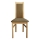 Chaise de salle à manger ZOE hêtre/marron