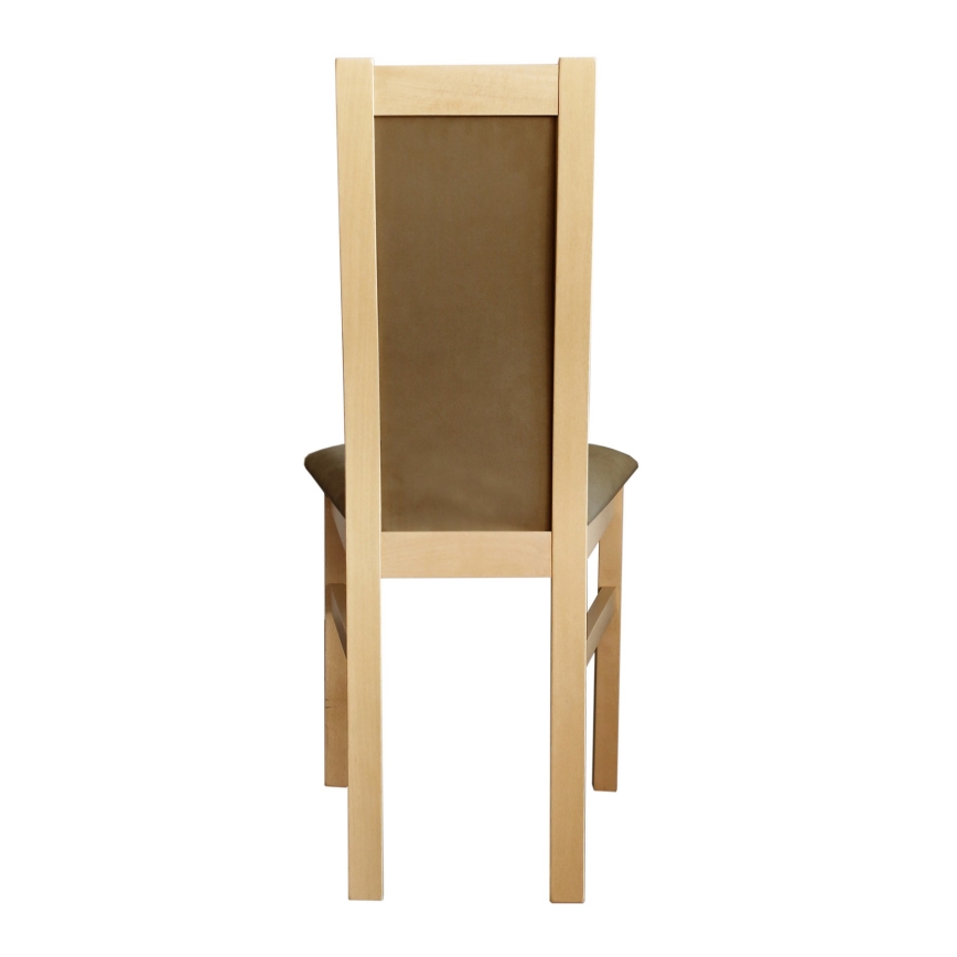 Chaise de salle à manger ZOE hêtre/marron