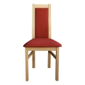 Chaise de salle à manger ZOE hêtre/rouge