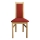 Chaise de salle à manger ZOE hêtre/rouge