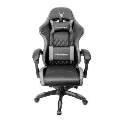 Chaise de jeu FIORANO noir/gris
