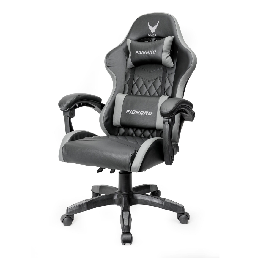 Chaise de jeu FIORANO noir/gris